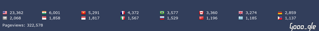 Gooo-gle Flag Counter