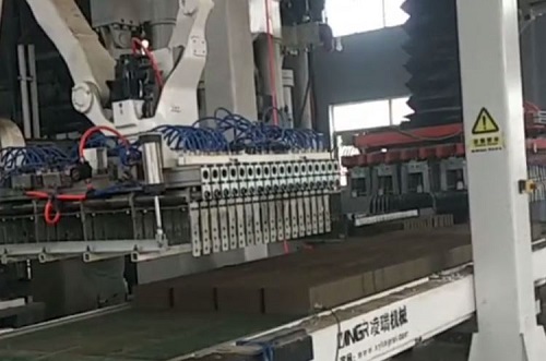 蒸養磚碼垛打包線